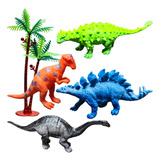 Set Dinosaurios De Goma Grandes Jurassic Juguete Bolsa X 4