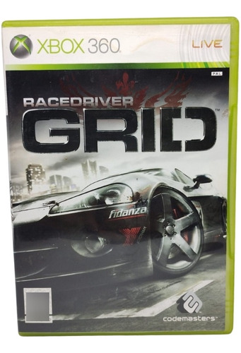 Jogo De Corrida Grid Racedriver Xbox 360 Original Mf