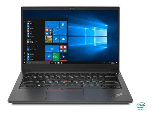 Notebook Lenovo Thinkpad E14 Core I5-1135g7 256ssd 8gb Ram Cor Black