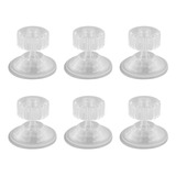 Ganchos Ventosa Transparentes 6pcs - Cocina Bao Coche