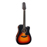 Guitarra Takamine Electroacustica Sunburst Gd30ce-12bsb