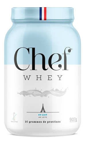 Chef Whey 907g Protein Gourmet Sem Lactose Original Sabores