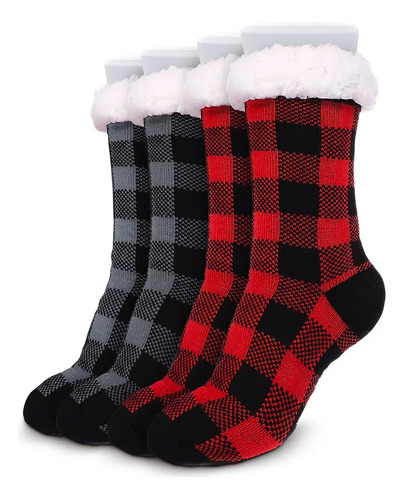 Dos Pares De Calcetines De Forro Polar Calentitos, !-a