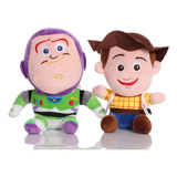 2pcs Toy Story Woody Buzz Muñeca Peluche Juguete Regalo 20cm