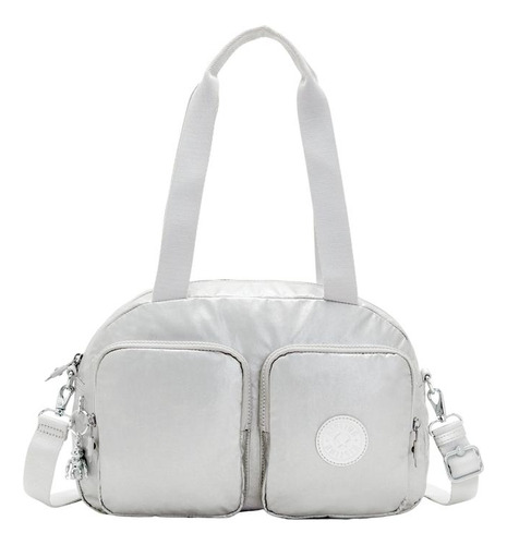 Cartera Mujer Kipling Cool Defea Desmontable Gris