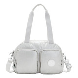 Cartera Mujer Kipling Cool Defea Desmontable Gris