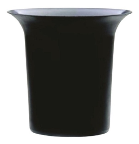 Balde Para Hielo Plastico De Mesa Pp Negro