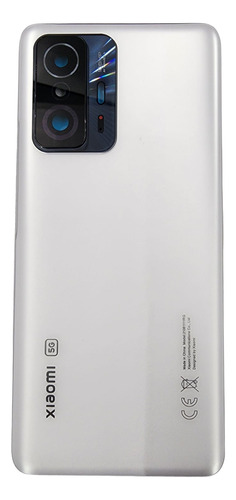Tapa Trasera De Cristal Xiaomi Mi 11t Pro Color Blanco.