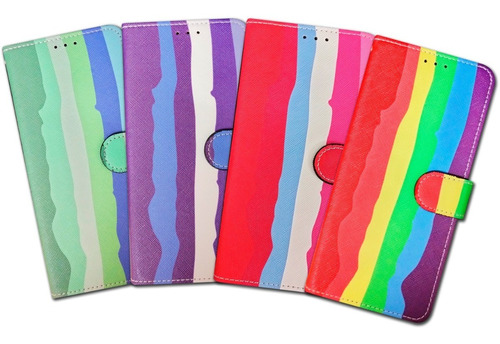 Funda Arcoiris Agenda Con Tapa | Para Samsung A02