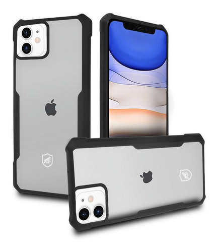 Capa Dual Shock X Preta - Para iPhone 11 6.1 - Gshield