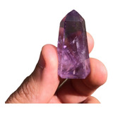 Ponta Ametista Geradora Pedra Natural Cristal Semi Preciosa!