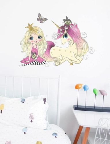 Vinil Adhesivo Decorativo Infantil Pelicula Princesa 