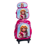 Mochila De Princesa Peach De Carrito Combo  Desmontable 