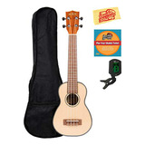 Kala Ka-sslng Paquete De Ukelele Soprano De Cuello Largo De 