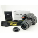  Nikon D5600 - 18-55 Vr Kit - Color Negro + Morral 