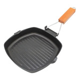 Plancha Grill Anti Adherente Sartén 24cm Hierro Cuadrada  