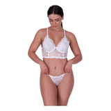 Kit 3 Conjuntos Sem Bojo De Lingerie Luxo Feminino Atacado