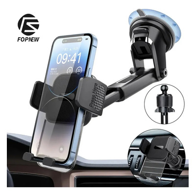 Fopnew Soporte Universal De Teléfono Para Coche 3 En 1 Estable Con Ganchos, Rotación 360°, Para Tablero De Instrumentos, Clip Actualizado Anti-caída, Compatible Con Smartphones De 4 A 7 Pulgadas | MercadoLibre
