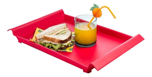 Bandeja Desayuno Mesa Desayunadora Mediana Plástico Colores 