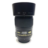 Objetiva Nikon Af-s 60mm F/2.8 Micro Estado De Zero Completa