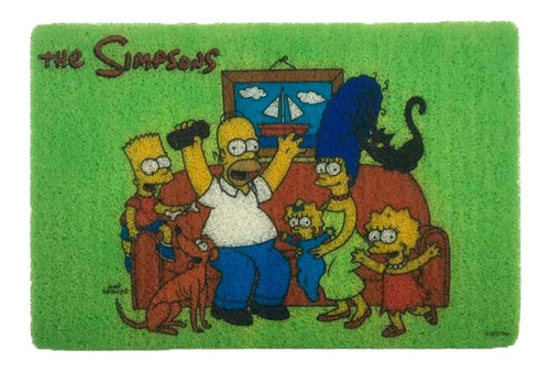 Felpudo De Entrada Alfombra Moderma Hogar Los Simpsons