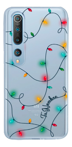 Funda Para Xiaomi  Luces De Navidad Con Tu Nombre