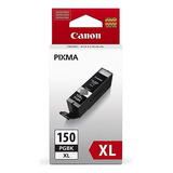 Cartucho De Tinta Canon Pgi-150xl (pgbk) Color Negra Pigmentada De 22 Ml