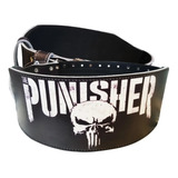Cinto Reforzado Punisher Cinturon Hebilla Powerlifting 