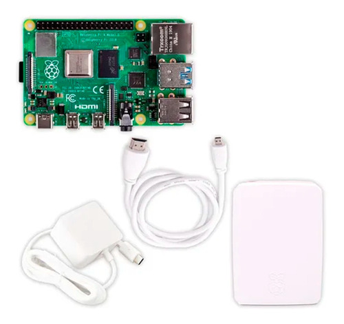 Kit Raspberry Pi 4 4 Gb Carcasa, Eliminador, Hdmi (original)