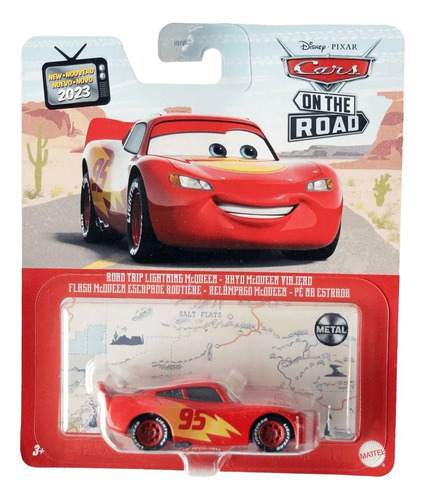  Cars On The Road Disney Pixar, Mattel Rayo Mcqueen Viajero