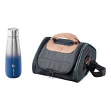 Set Maped Lunchera Vianda +botella Acero 500ml Inoxidable 