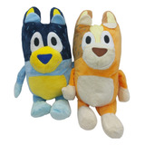 Peluche Peluches Bluey Chilli Heeler Y Bandit Heeler