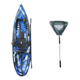 Caiaque Robalo Caiaker Pro Com Remo E Cadeira 3m Azul