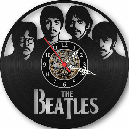 Relógio Parede Beatles Bandas Rock Musica Vinil Lp Decor