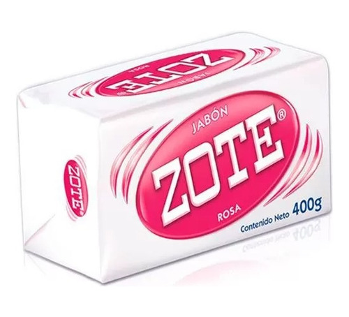 Pack De 5 Jabónes De Lavandería En Barra Zote Rosa 400g