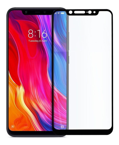 Xiaomi Pocophone F1 Mica Vidrio Completa Full Pegamento