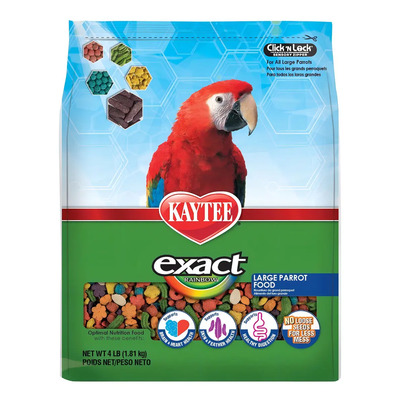 Alimento Guacamayas Kaytee Exact Rainbow Croquetas Nutrición 1.8 Kg | Envío gratis