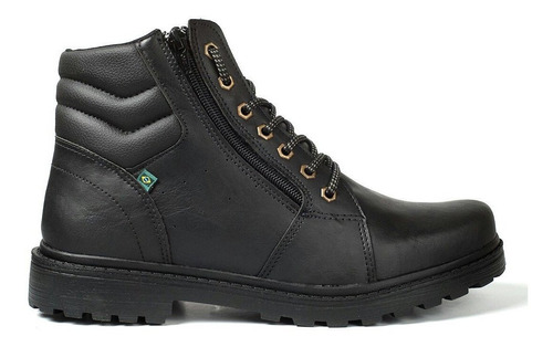 Bota Masculina Cano Baixo Preta