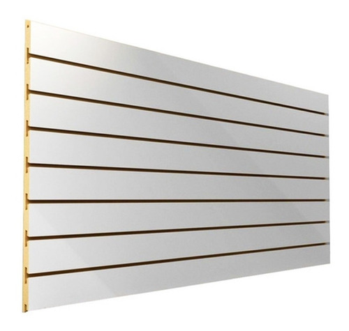 Panel Ranurado Rapiwall Mdf 18mm 2,60x0,90 - Blanco