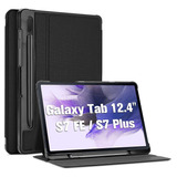 Funda Para Tablet Samsung Galaxy Tab S7 Fe 12.4  | Negro