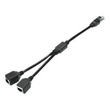 Cable Adaptador Divisor De Red Rj45, Cabina Macho A 2 Hembra