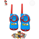 Walkie Takie Patrulha Canina Brinquedo Infantil 