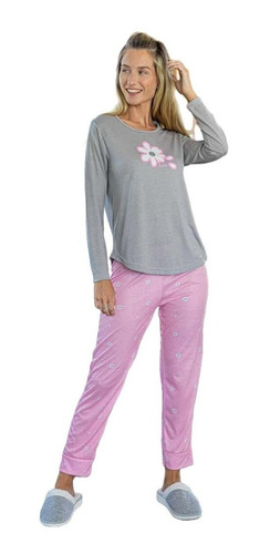 Pijama Invierno Mujer Margarita Susurro 3213 Talles Grandes