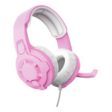 Auriculares Gamer Trust Gxt 411p Radius Pc Ps4 - Rosa