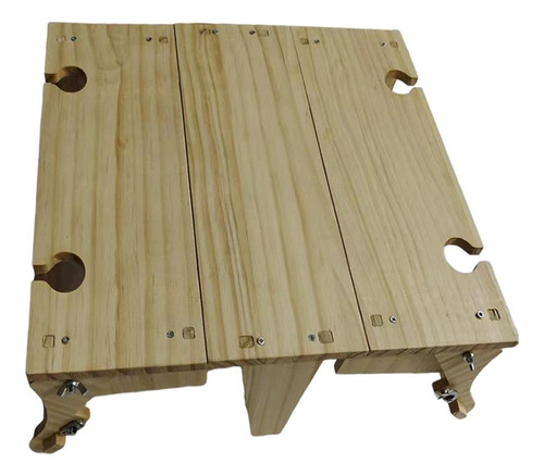 Fwefww Estante De Vidrio Para Mesa De Picnic Plegable