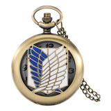Reloj Vintage Bolsillo Ataque Titanes Shingeki No Kyojin