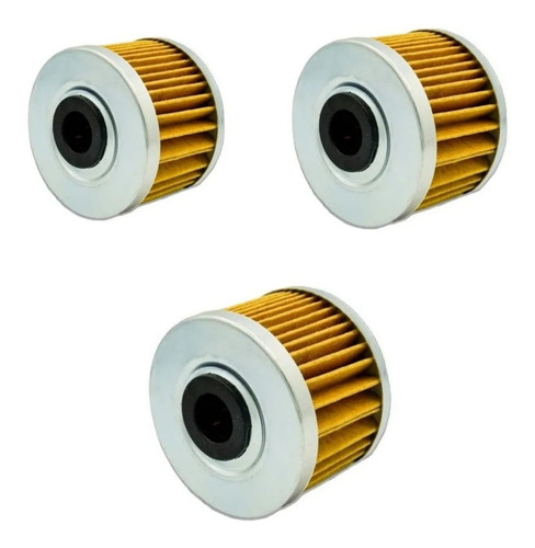 3 Filtros De Aceite Honda Xr250 Tornado 250 Premium Oem Iso