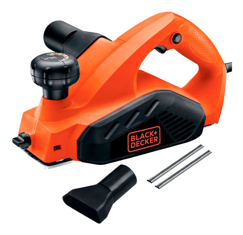 Cepillo Eléctrico 650w Black+decker 7698-b2c Color Naranja