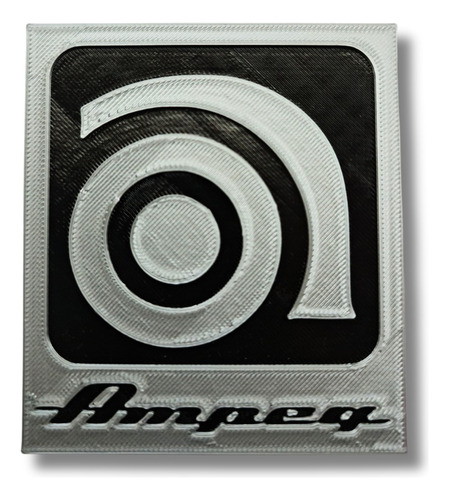 Logo Ampeg Impreso En 3d Para Caja 8x10