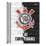 Caderno Corinthians 10 Matérias 160f Gaviões Capa Dura Cor Branco